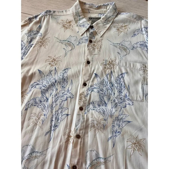 Sportif USA men's button down tropical print Hawaiian shirt.‎ Size XXL. - Picture 4 of 10